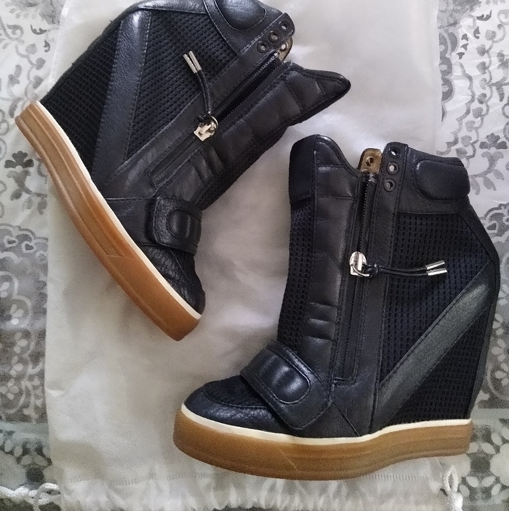 L.a.m.b wedge sneakers